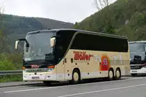 Setra S 415 HDH  Möller , Neckarsteinach 16.04.2017