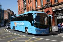 Volvo Aircoach Flughafen Bus am 8.4.2017 in Dublin in Irland.