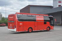 Einsatzleitwagen der Berufsfeuerwehr Antwerpen Van Hool TX11 Alicron aufgenommen 15.04.2017 am Hauptwache Nord