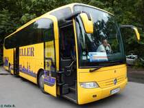 Mercedes Travego aus Polen (ex Traveller Buss/Schweden) beim Schloss Linderhof am 09.08.2015