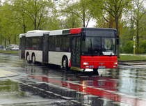 Schienenersatzverkehr SEV S41& S42 (Ring) mit einem MAN NL in Berlin /Tegeler Weg im April 2017.