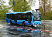 Schienenersatzverkehr SEV S41 & S42 (Ring) mit dem Mercedes-Benz Citaro VG-RB 16 von Unser Roter Bus GmbH in Berlin /Tegeler Weg im April 2017.