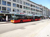 VB Biel - Mercedes Citaro Nr.169  BE 821169 unterwegs in Biel am 10.04.2017 