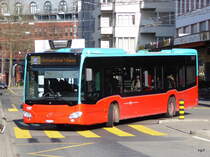 VB Biel - Mercedes Citaro Nr.197  BE 821197 unterwegs in Biel am 28.03.2017 