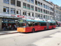 VB Biel - Trolleybus Nr.89 unterwegs in Biel am 10.04.2017