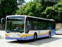 Mercedes Citaro Nr.214  NE  48214 unterwegs auf der Linie 1 in La Chaux de Fonds am 09.8.2008