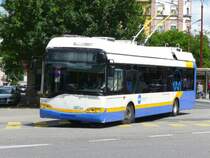 SOLARIS Trolleybus  Nr.131 unterwegs auf der Linie 2 in La Chaux de Fonds am 09.08.2008