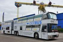 Oldtimer Neoplan Jumbocruiser N 138/4 Bj. 1975  Röttgen , 5. Europatreffen historischer Omnibusse Sinsheim 21.04.2017