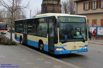 Mercedes-Benz O 530 Citaro Ü der Regionalen Verkehrsgesellschaft mbH Luckau, 2017 als Linie 722 nach Bindow.