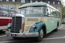 Oldtimer Kässbohrer-Aufbau auf Basis O 3500  Dietrich`s Bus , 5. Europatreffen historischer Omnibusse in Speyer 22.04.2017