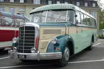 Oldtimer Kässbohrer-Aufbau auf Basis O 3500  Dietrich`s Bus , 5. Europatreffen historischer Omnibusse in Speyer 22.04.2017