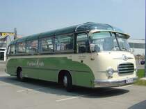Oldtimer Setra S 9 Bj. 1960  Kraichgau Adler , 2. Europatreffen historischer Omnibusse Sinsheim 2007