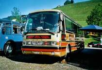 Dasen, Bischofszell TG 8821 Setra (ex Reichlin) am 16. August 2008 Atzmnnig, Wohnbustreffen (man beachte das Bssing-Logo)