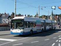 VBL - Hess Trolleybus BGGT-N2C Nr.232 unterwegs auf der Linie 1 am 08.09.2008