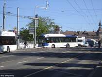 tl Nr. 304 (Van Hool A330N CNG) am 22.4.2017 in Lausanne, Cécil