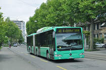 Mercedes Citaro 709, auf der Linie 48 fährt zur Endstation am Bahnhof SBB. Die Aufnahme stammt vom 12.05.2017.