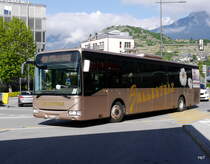 Ballestraz - Irisbus Crossway VD 22948 unterwegs auf der Linie 411 in der Stadt Sion am 09.05.2017