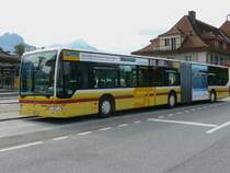 STI - Mercedes Citaro Nr.110 BE 700110 bei der STI Haltestelle vor dem Bahnhof Spiez am 16.08.2008