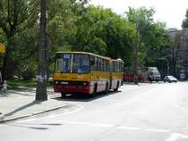 Ikarus 280 der Linie 181, 20.08.2008, Pl.Wilsona Warszawa (Wilsonplatz Warschau)