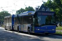 Solaris Urbino 12 mit Anhänger  MVG , München 30.05.2017