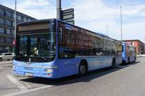 MAN Lion's City mit Hess-Anhänger, München HBf 30.05.2017
