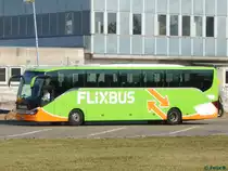 Setra 516 HD von Flixbus/Gradliner aus Deutschland in Rostock am 14.09.2016