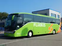Setra 516 HD von Flixbus/Thors Reisen aus Deutschland in Rostock am 14.09.2016