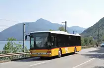 AutoPostale Ticino/AutoPostale della Valle di Muggio, Balerna. Setra S315NF (TI 116'327, ex Regie Frick Nr.19) zwischen Paradiso und Melide. (30.5.2017)