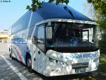 Neoplan Starliner vom F.C. Hansa Rostock e.V aus Deutschland in Rostock am 14.09.2016
