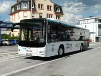 Stroh Bus MAN Lions City am 04.06.17 am neuen Busbahnhof in Bad Vilbel