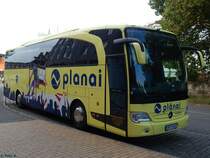 Mercedes Travego von Planai aus Österreich in Rostock am 14.09.2016