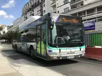 MAN Lion's City der RATP am 4.6.17 bei Paris Bercy.