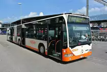 RBS Bahnersatz Solothurn-Fraubrunnen nach Blitzeinschlag im Stellwerk B�tterkinden; BSU Citaro I Nr. 30 in Solothurn HB, 02.06.2017.