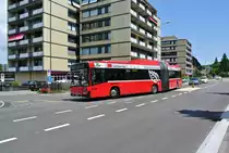 RBS Bahnersatz Solothurn-Fraubrunnen nach Blitzeinschlag im Stellwerk B�tterkinden; Bernmobil Wagen 817 beim HB Solothurn, 02.06.2017.