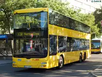 MAN Lion's City DD der BVG in Berlin am 07.06.2016