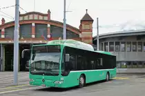 Mercedes Citaro 805 steht auf dem Hof des Depots Wiesenplatz. Die Aufnahme stammt vom 06.06.2017.