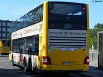 MAN Lion's City DD der BVG in Berlin am 07.06.2016