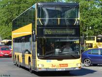 MAN Lion's City DD der BVG in Berlin am 07.06.2016