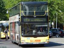 MAN Lion's City DD der BVG in Berlin am 07.06.2016