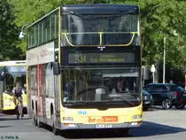 MAN Lion's City DD der BVG in Berlin am 07.06.2016