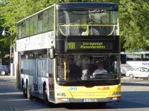 MAN Lion's City DD der BVG in Berlin am 07.06.2016