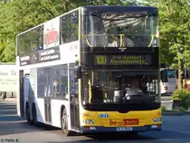 MAN Lion's City DD der BVG in Berlin am 07.06.2016