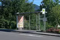 Bushaltestelle Zirl Abzw. Schwimmbad. Aufgenommen 11.6.2017.