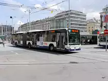 tpg -  Mercedes Citaro  Nr.1163  GE  960913 unterwegs auf der Linie 5 in der Stadt Genf am 03.06.2017