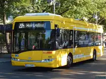 Solaris Urbino 12 electric der BVG in Berlin am 07.06.2016
