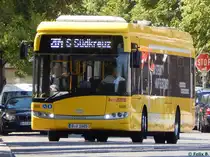 Solaris Urbino 12 electric der BVG in Berlin am 07.06.2016