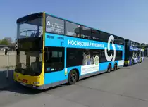 MAN Lion's City DD der BVG, Wagen '3278', Berlin im April 2017.