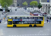 MAN Lion's City DD der BVG, Wagen '3110', Berlin im Mai 2017.