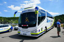 Orica / Scott Teamcar am 17.6.17 in Schaffhausen.