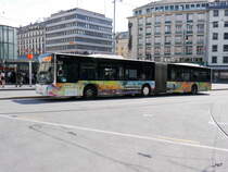 tpg - MAN Lion`s City Nr.702  CW 686 PB unterwegs auf der Linie 61 in der Stadt Genf am 03.06.2017